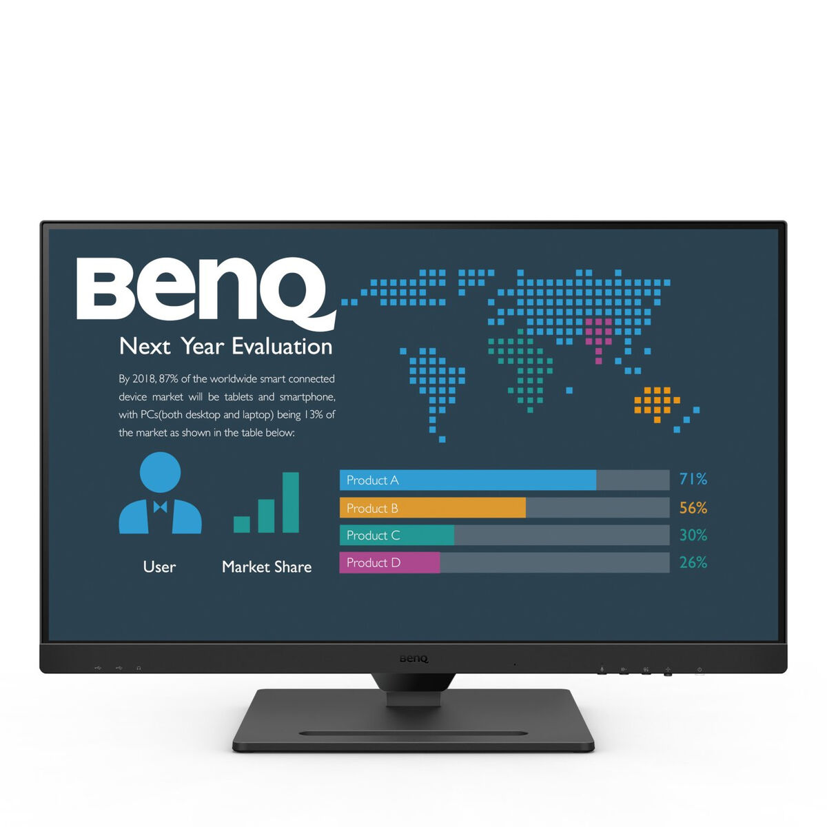 Monitorius BenQ 9H.LLLLA.TPE Quad HD 27" 75 Hz